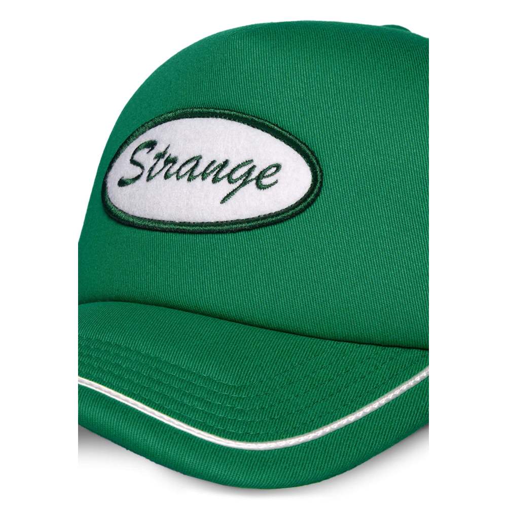 Wrangler Stranger things - Felt Patch Trucker pet - Wit/Groen